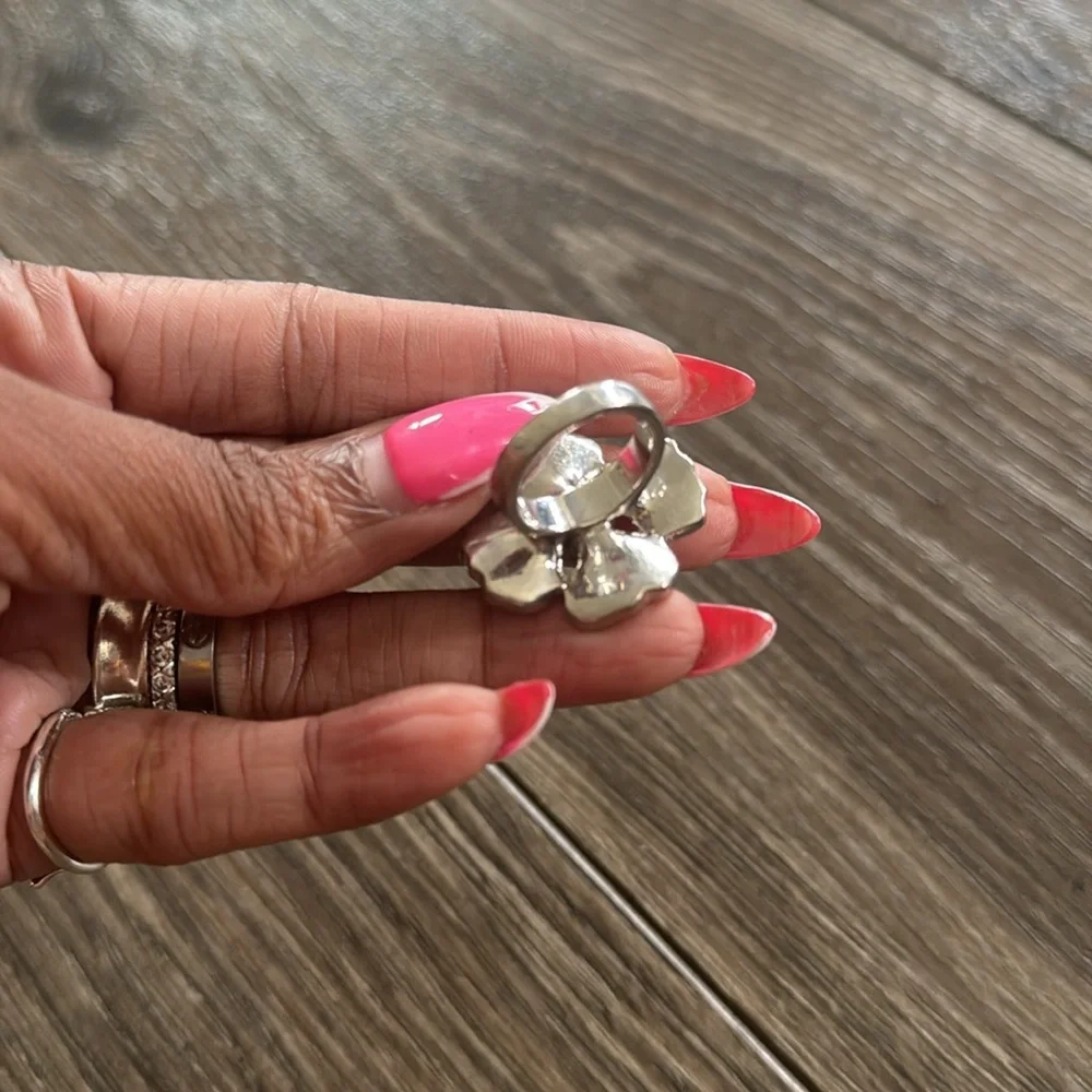 Purple Flower Ring